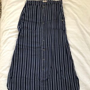 Roxy Striped Maxi Skirt